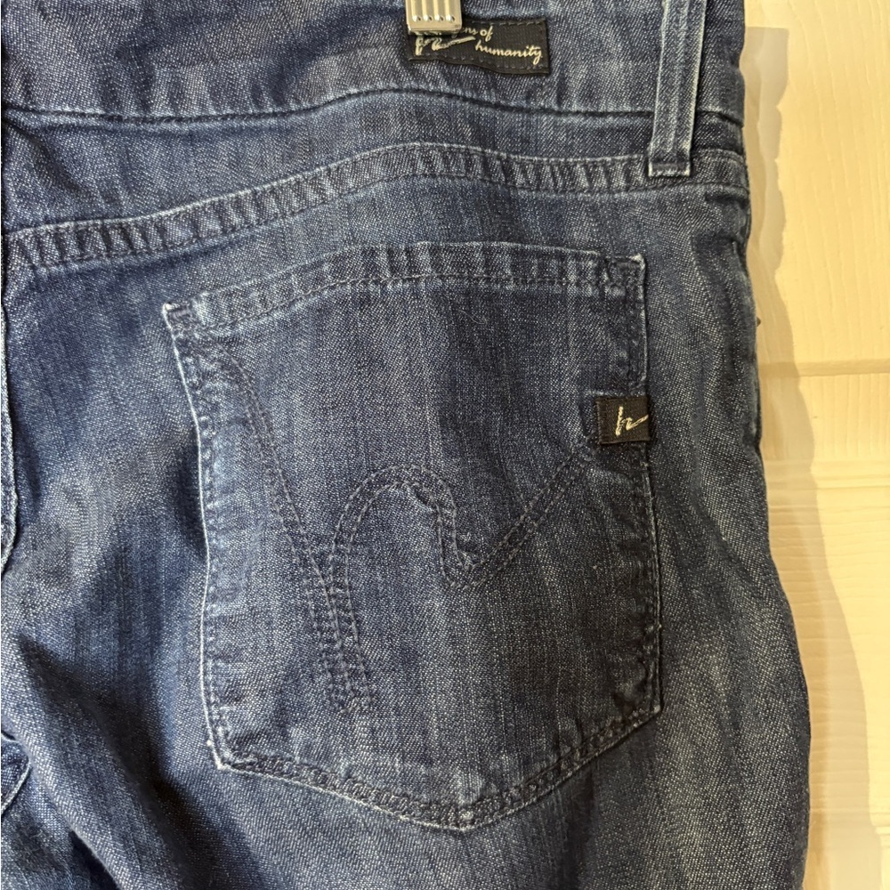 Citizens of Humanity Birkin #186 Low Waist Wide Leg Size 30 Cut 4553 Style 186-1 - Picture 4 of 10
